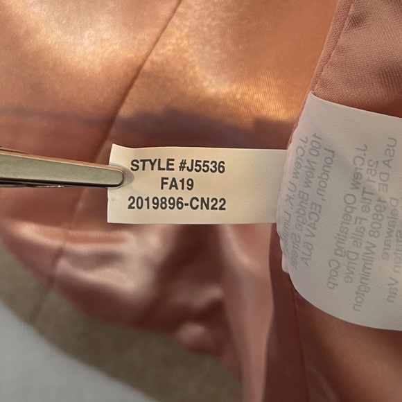 J. Crew Cocoon Coat in Italian Stadium Cloth Wool Blend Nello Gori Pale Blush 8 - Picture 7 of 13